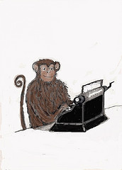 monkey typing